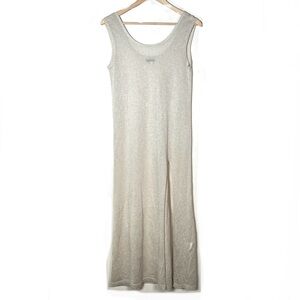Zíngara cream sparkly maxi dress/sheer swimsuit cover size small S B176
